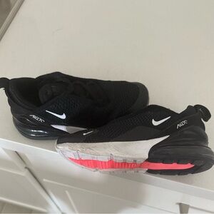Nike Kids Black and Pink Air Max Sneakers